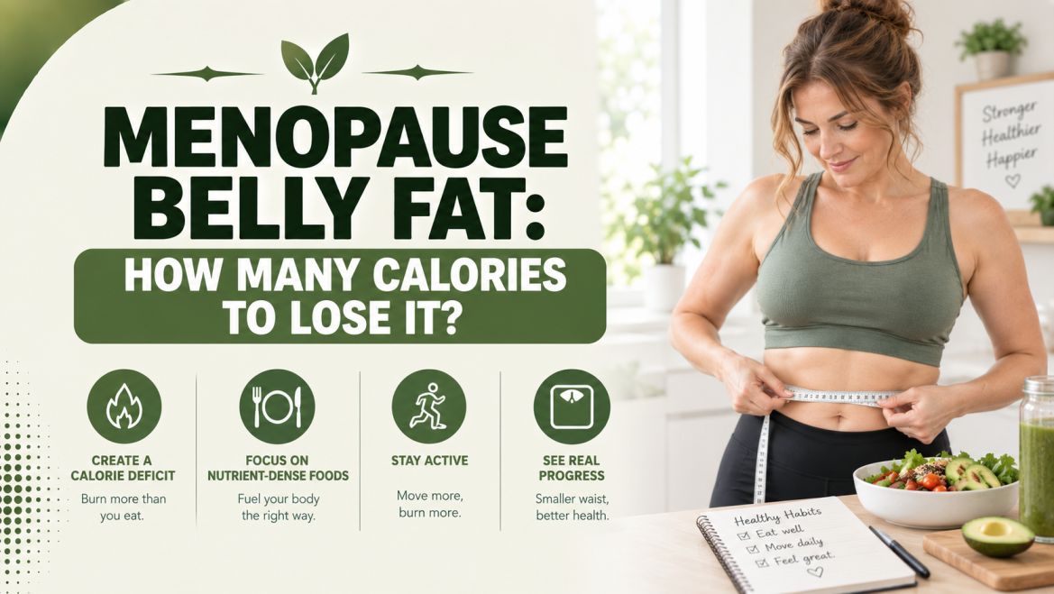 Menopause Belly Fat: How Many Calories to Lose It?